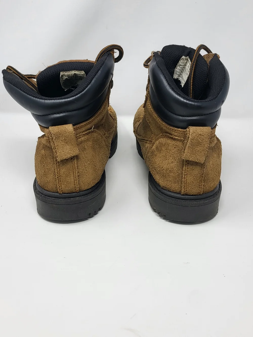Brahma Tan Suede Lace-Up Men's Work Boots